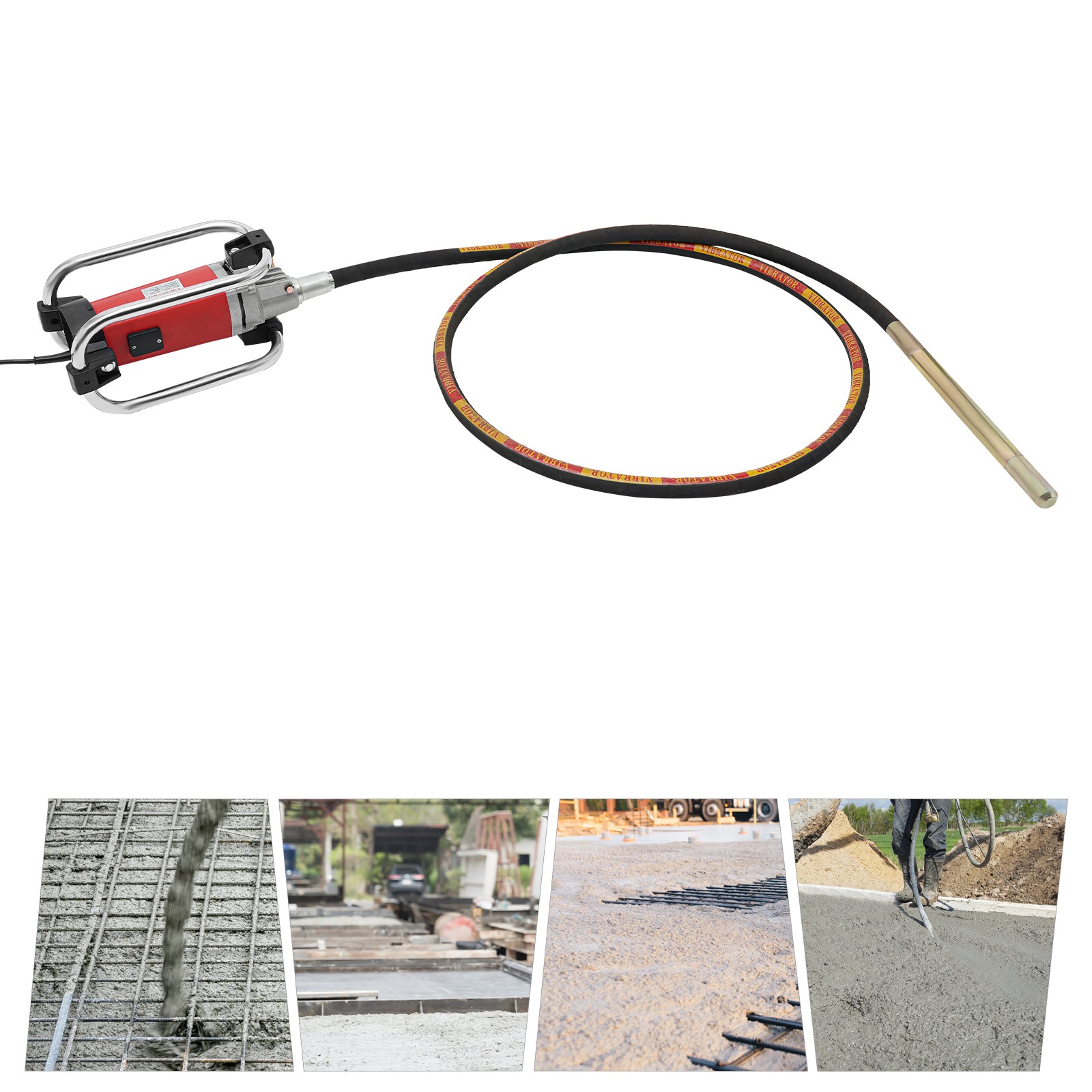 Concrete Vibrator Concrete Vibrating Hand Held Electric Concrete Vibrating Tool