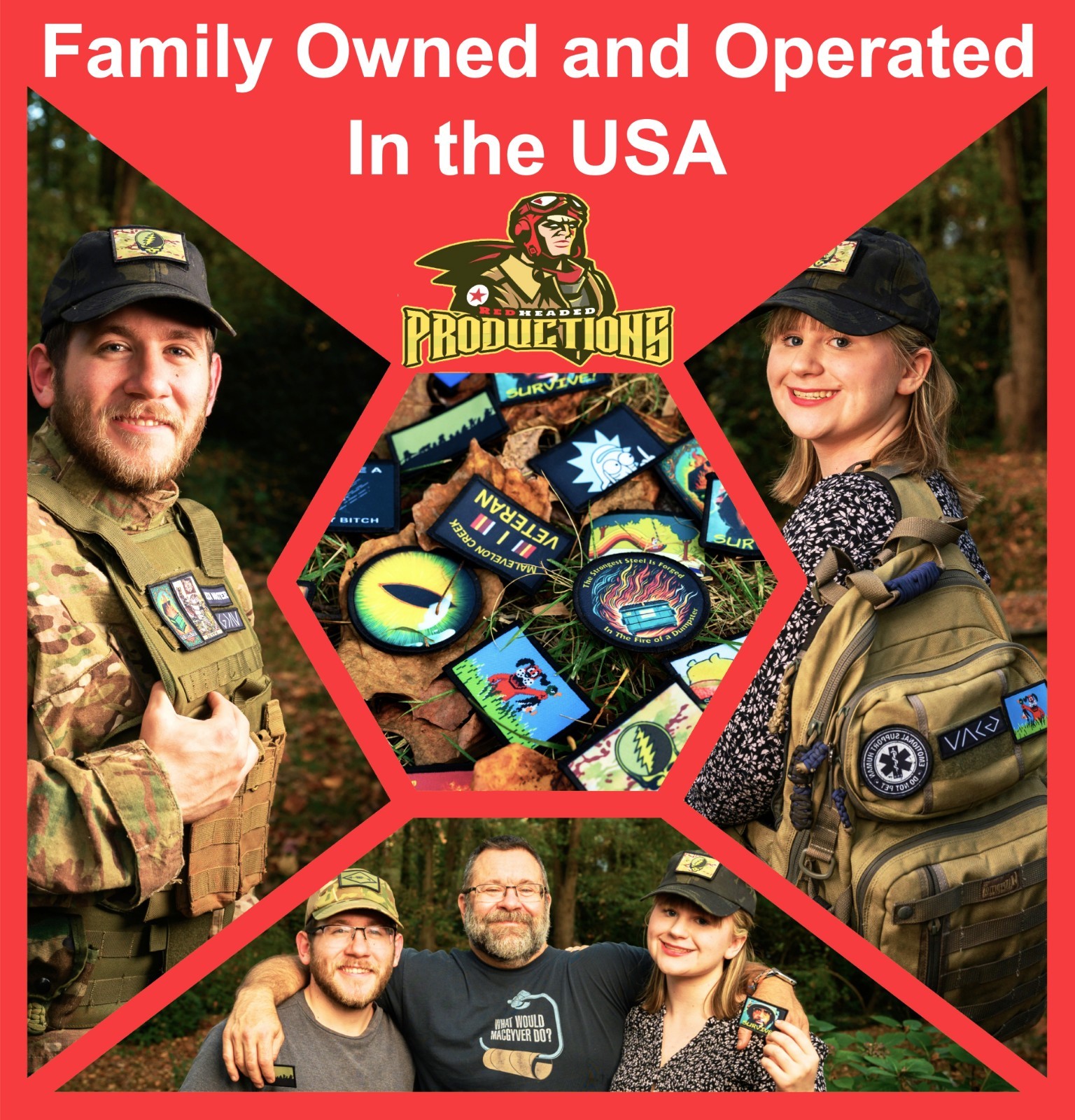 Cascadian Rifles NCR Flag Morale Patch Tactical New California Republic