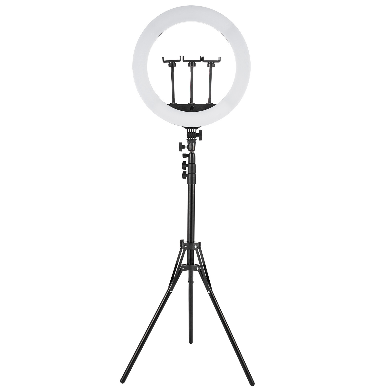 18" LED Ring Light Kit With Stand Dimmable 6000K For Makeup Phone Camera Youtube