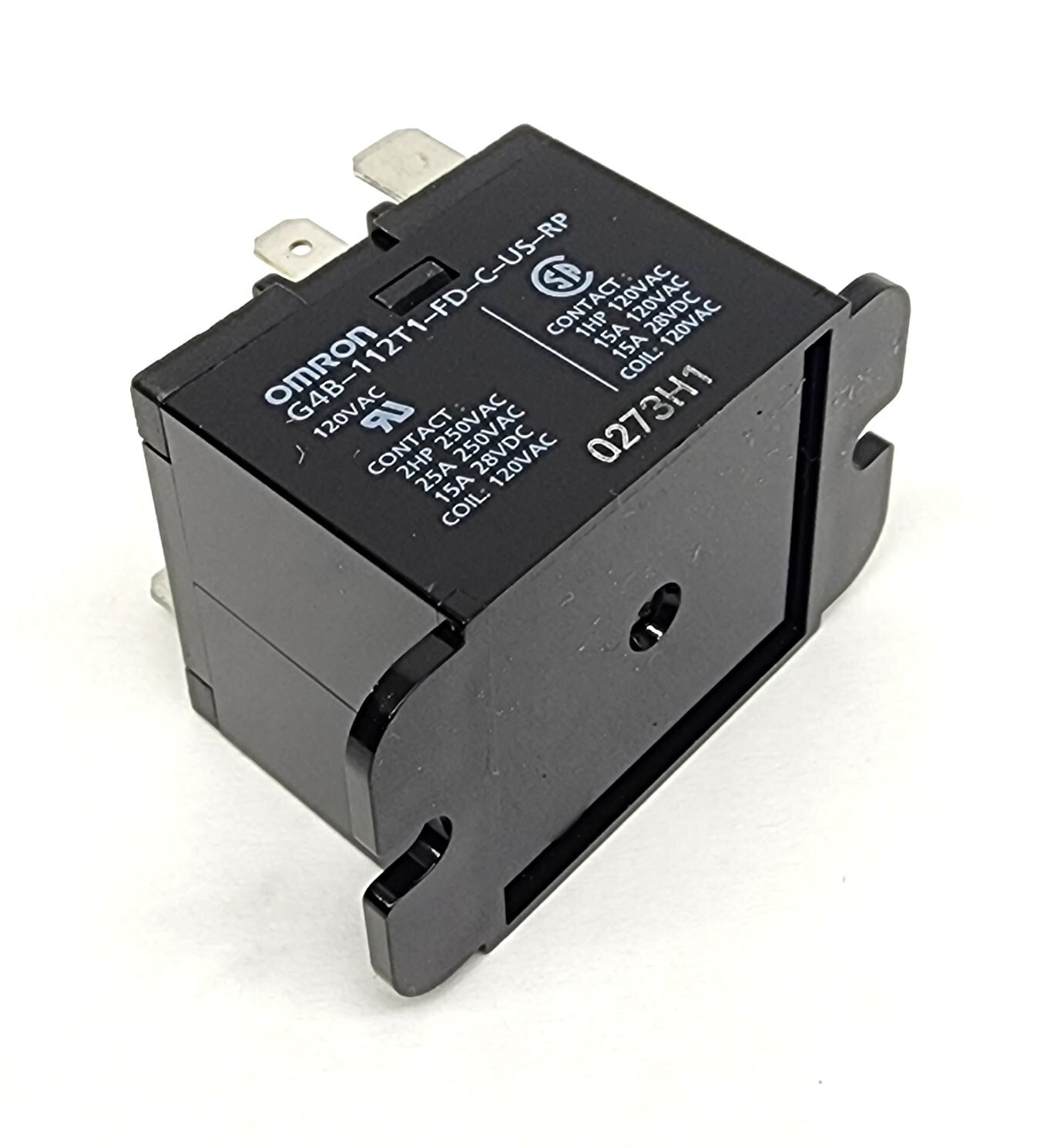 OMRON G4B-112T1-FD-C-US-RP-AC120 Relay 120 VAC Coil  25A Chassis Mount