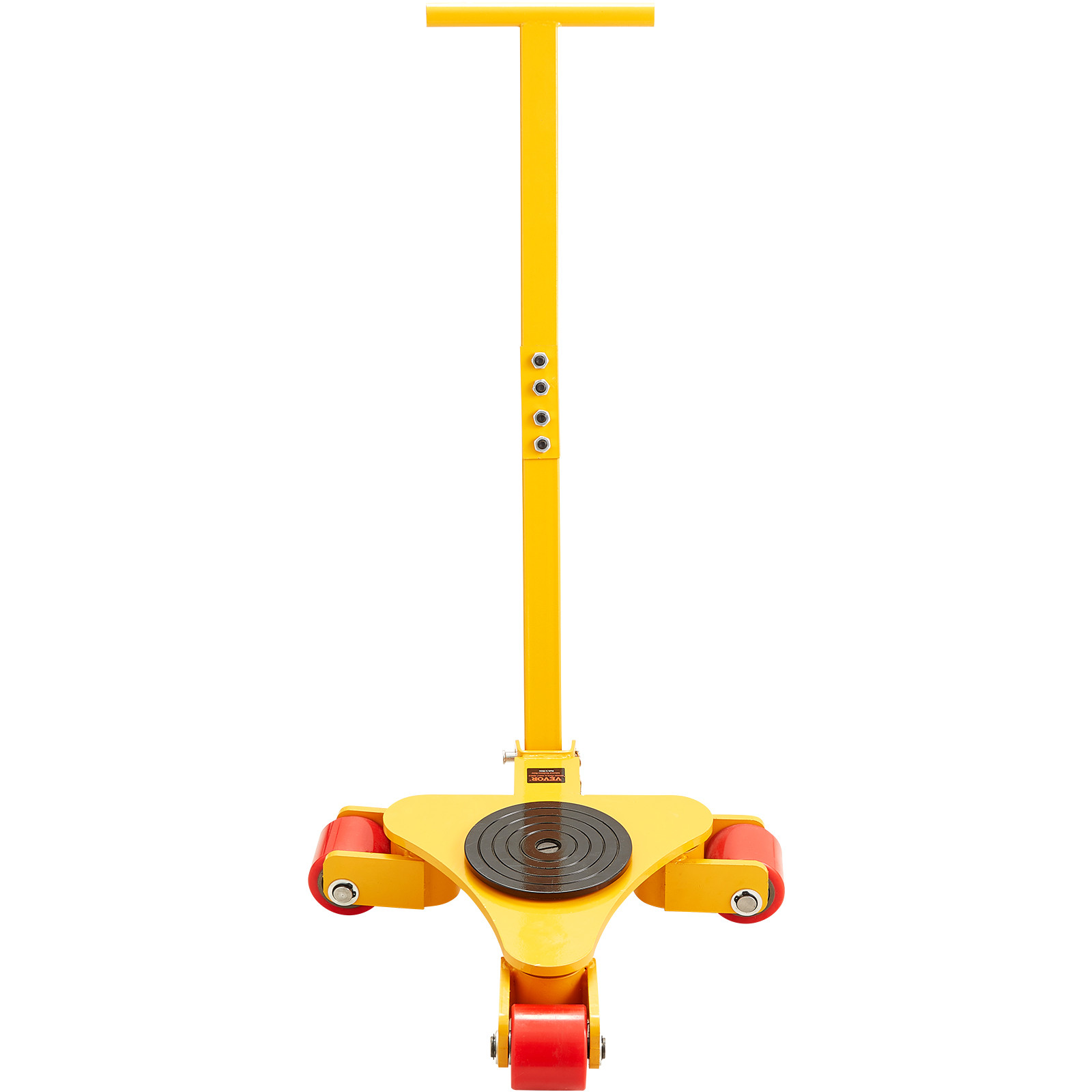 VEVOR Machinery Skate Dolly Mover with Handle 6614LBS/3T 360° Swivel PU Wheels