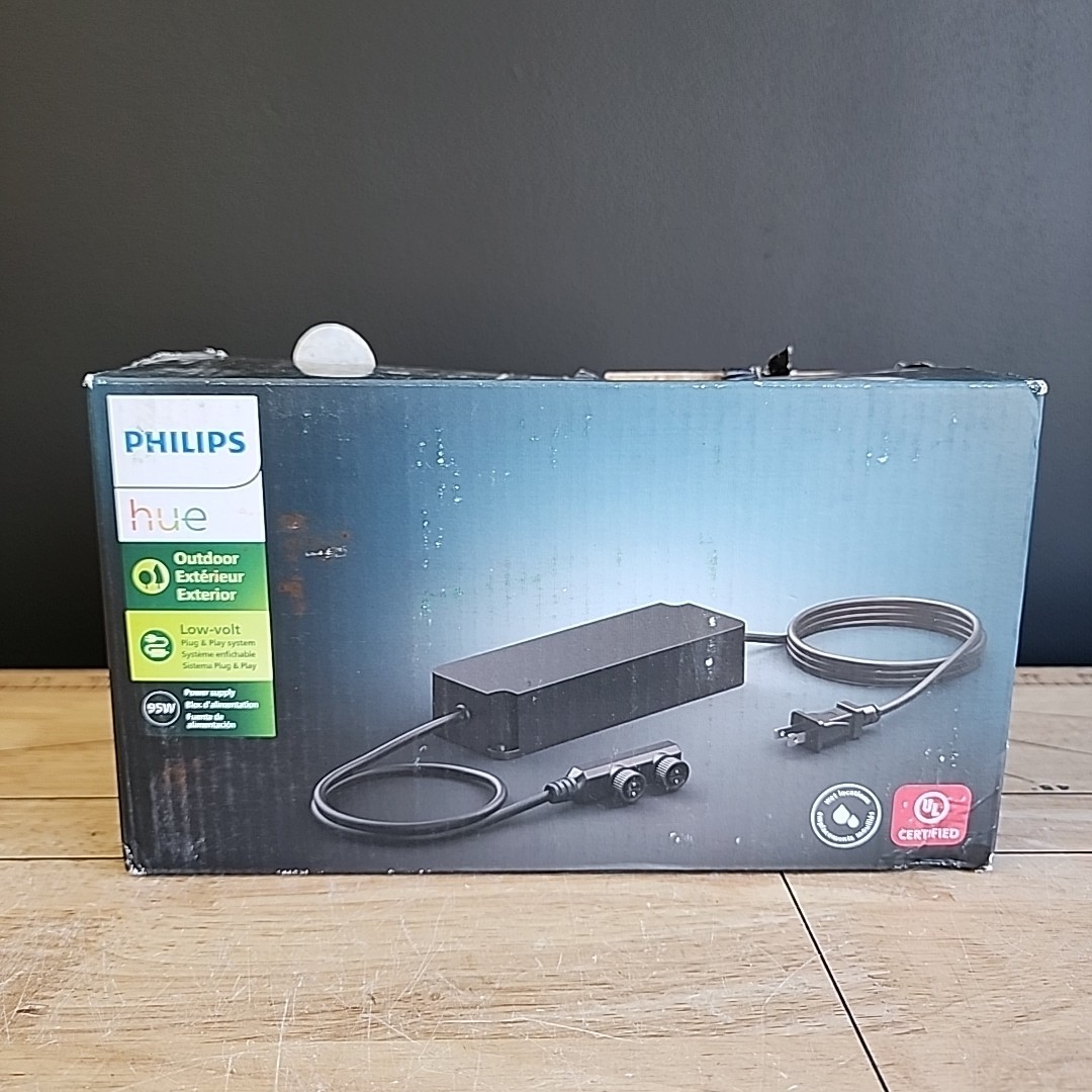 Philips Hue 1748830VN 90-Watt Weatherproof Outdoor Low Voltage Power Supply