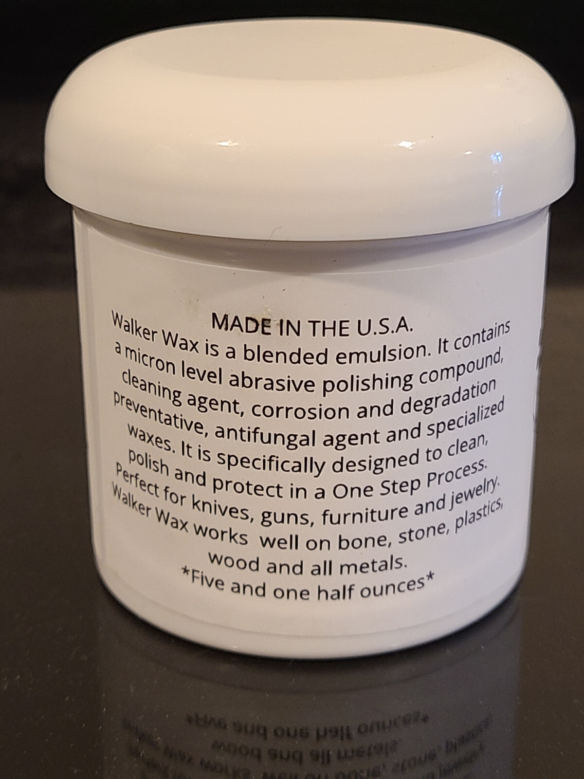 WALKER WAX FOR STEEL blades, knives HATCHETS BOWIE KNIFE