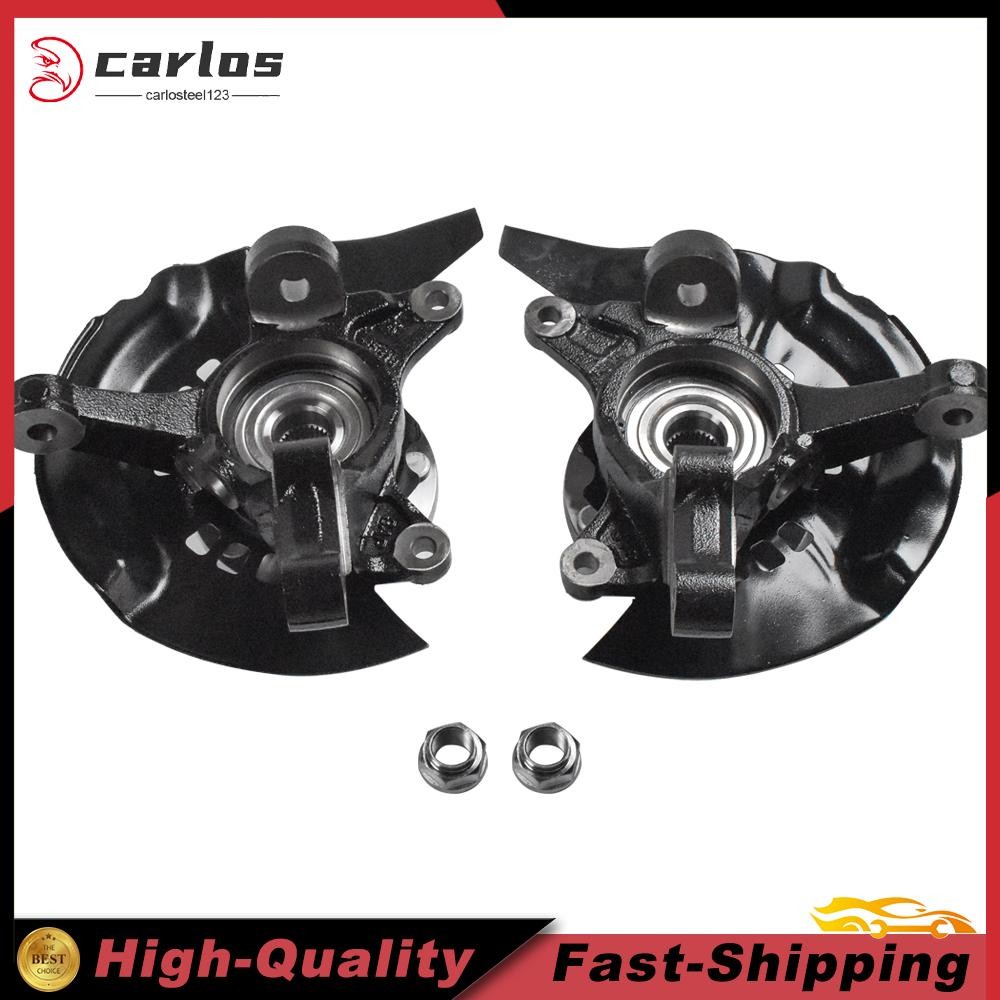 Pair Front Wheel Hub Bearings & Knuckles fit Lexus RX330 RX350 RX400h 2004-2008