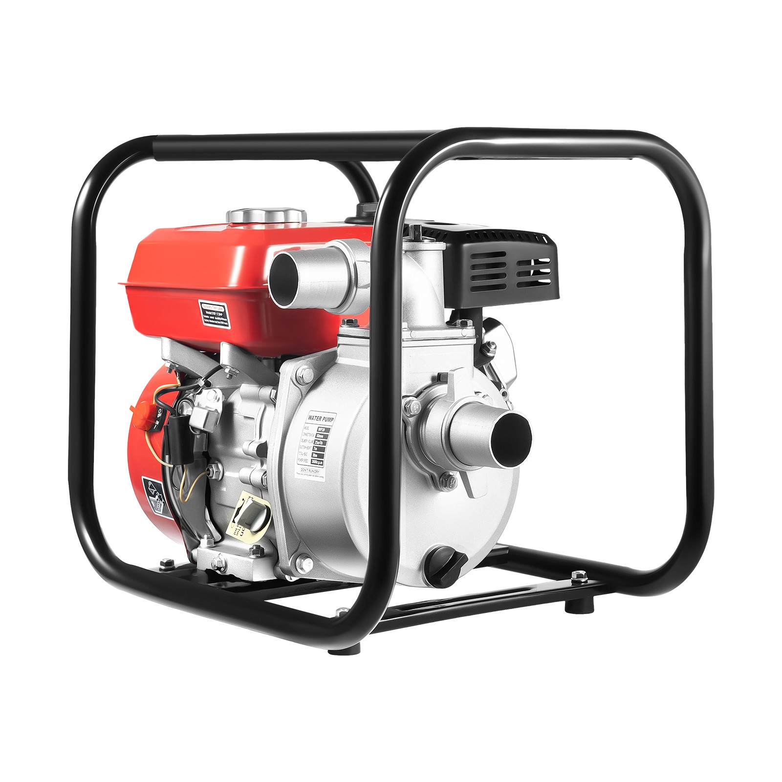 7.5 HP 2" Portable Gas-Powered Semi-Trash Water Pump Gasoline Water Pump 212CC