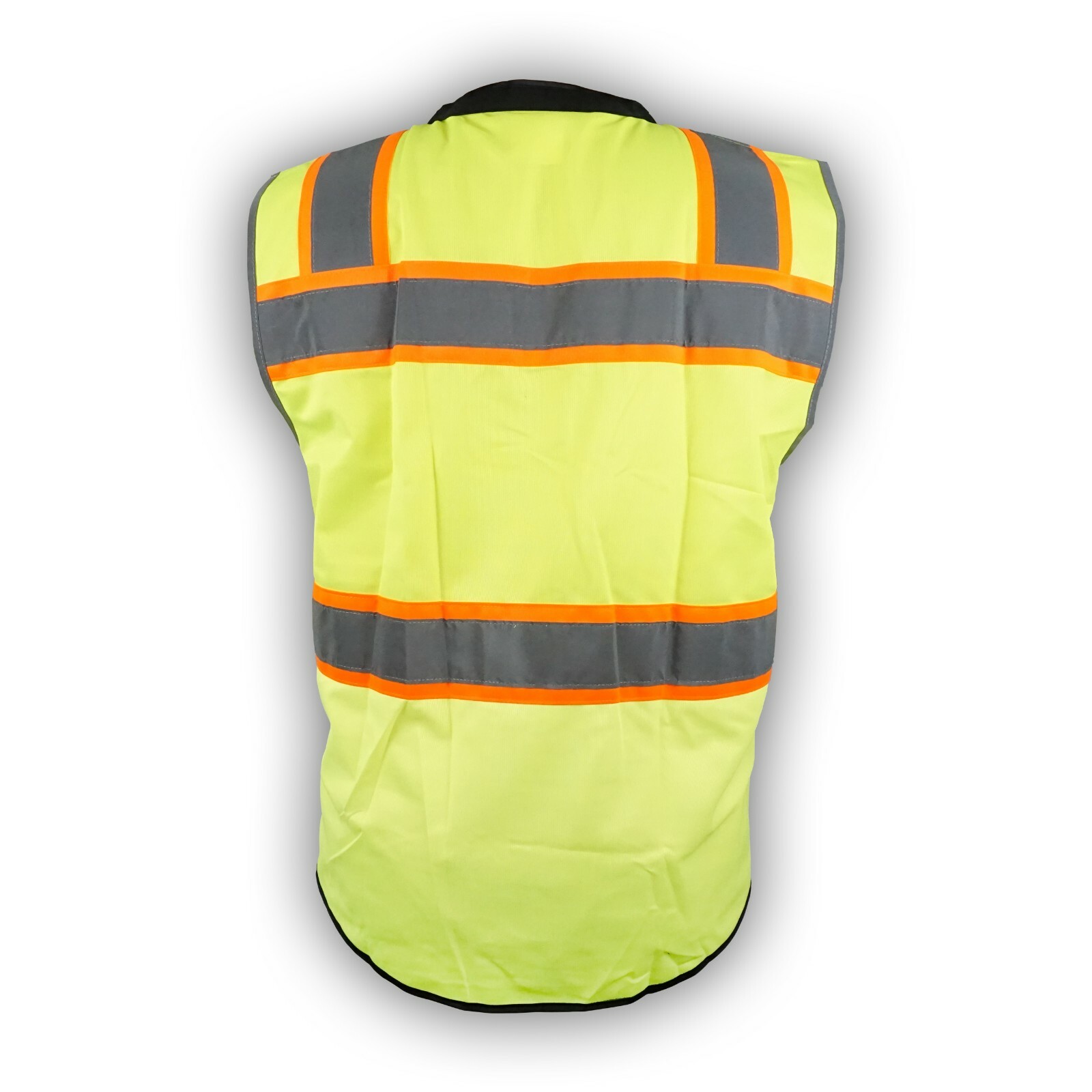 Surveyor Black/ Lime Two Tones Safety Vest, ANSI/ ISEA 107-2015/ Photo ID Pocket