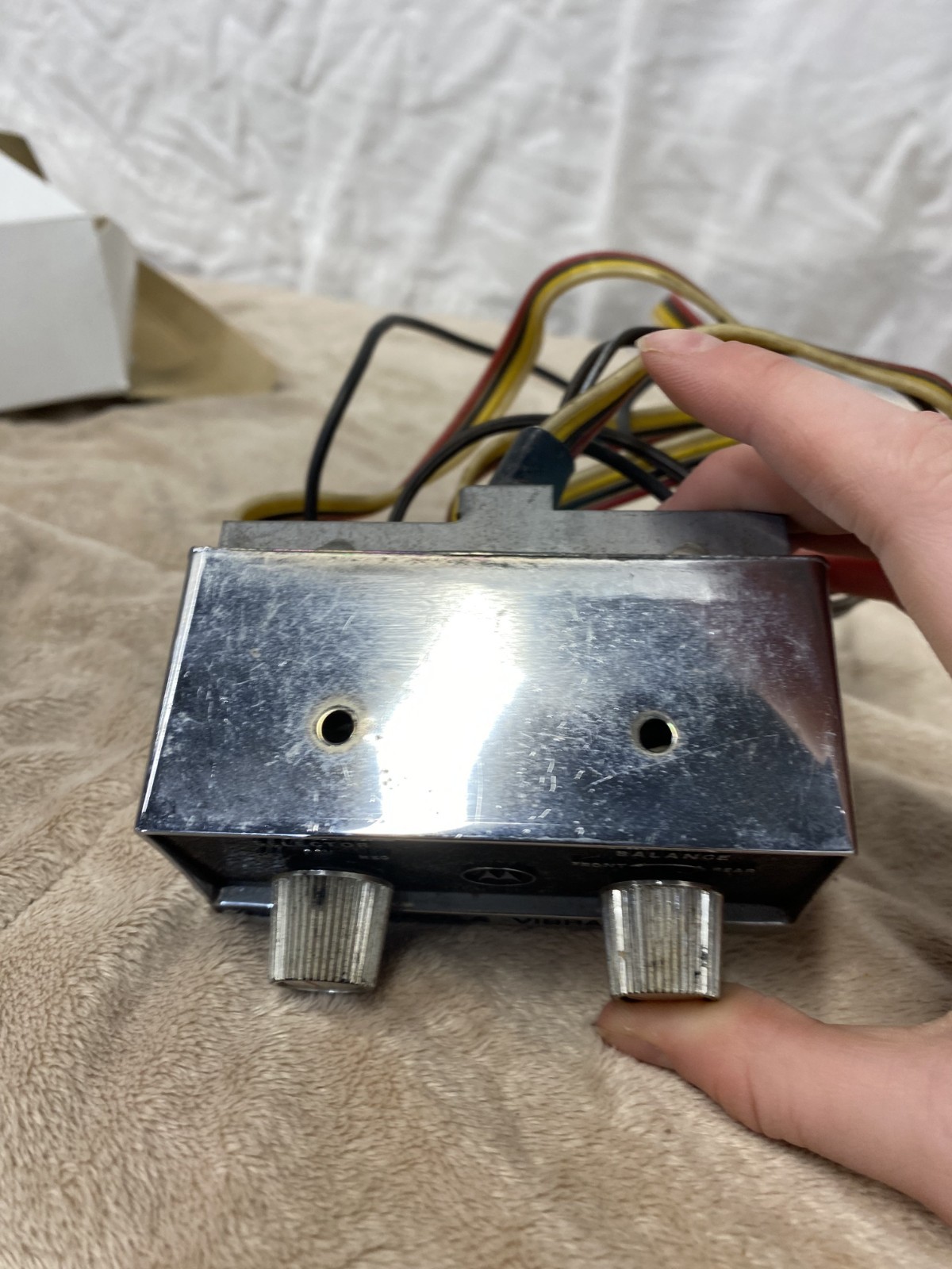 Vintage Motorola R200 Vibrasonic CONTROL SWITCH UNIT ONLY