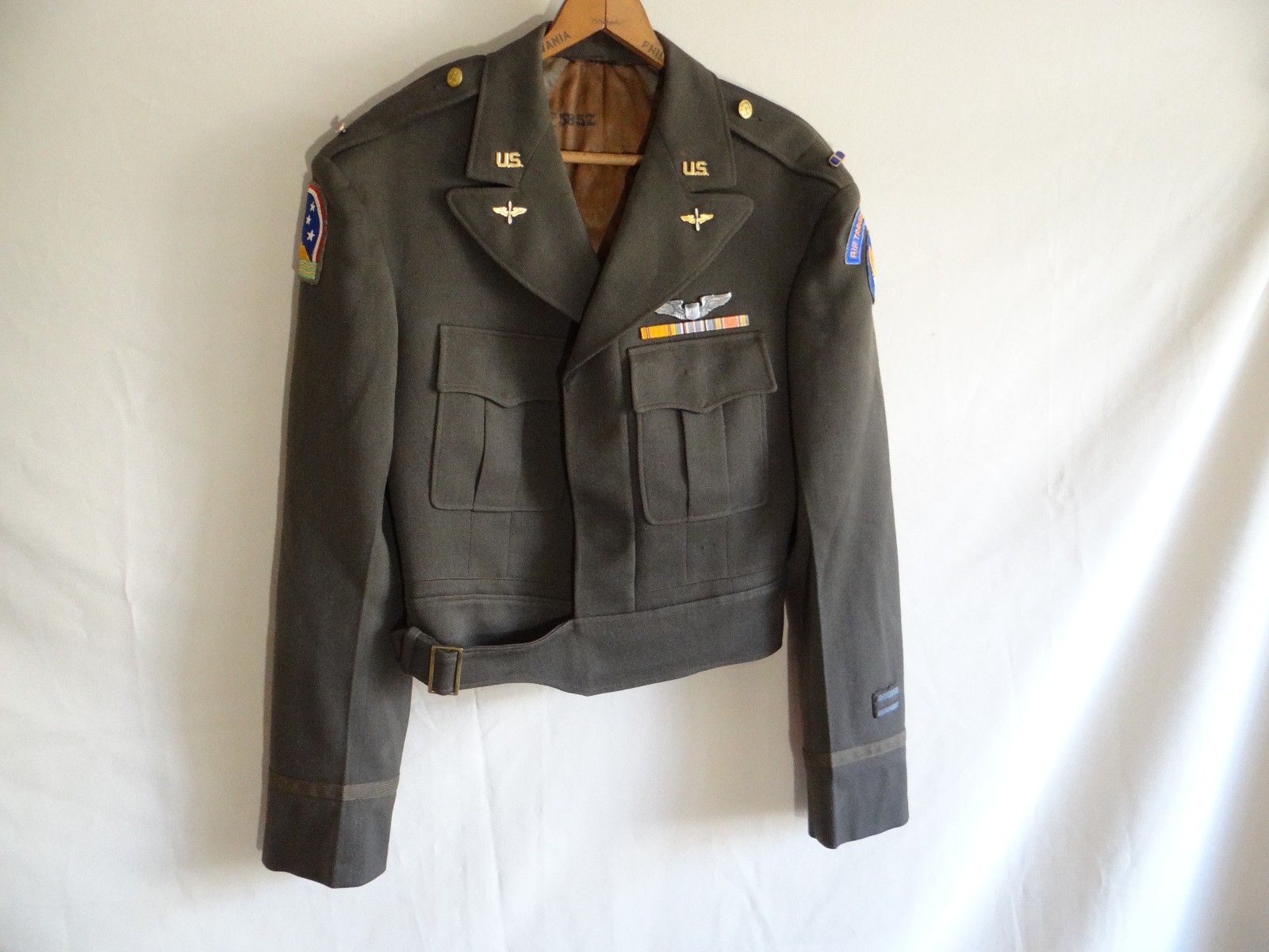 WWII Army Air Corps Air Transport Command Officers Ike Jacket Uniform