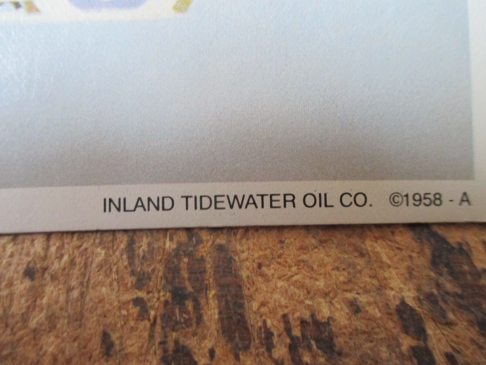 1950'S(2) PAIR 1950'S VEEDOL OIL CAR AND CAN ONE EACH CARDBOARD WINDOW SIGN