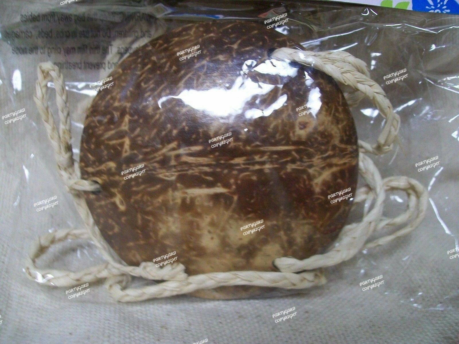 Child Genuine Coconut Shell Bra Bikini Top Hawaiian Luau Party Wear Hula Girl