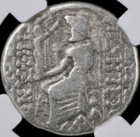 Silver Tetradrachm 57BC-13BC Philip Philadelphus Antioch Roman Rule NGC Graded