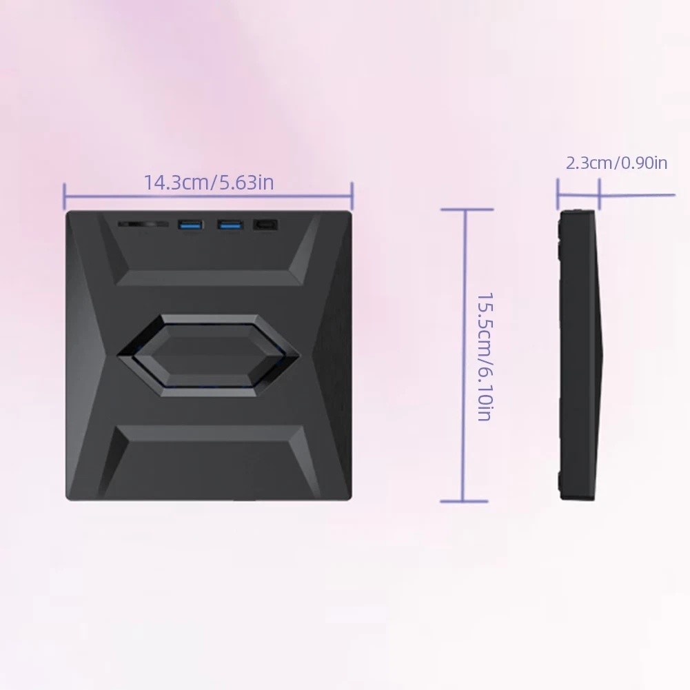 External CD DVD Drive USB 3.0 Writer Burner Player for PC Laptop Windows 11 10