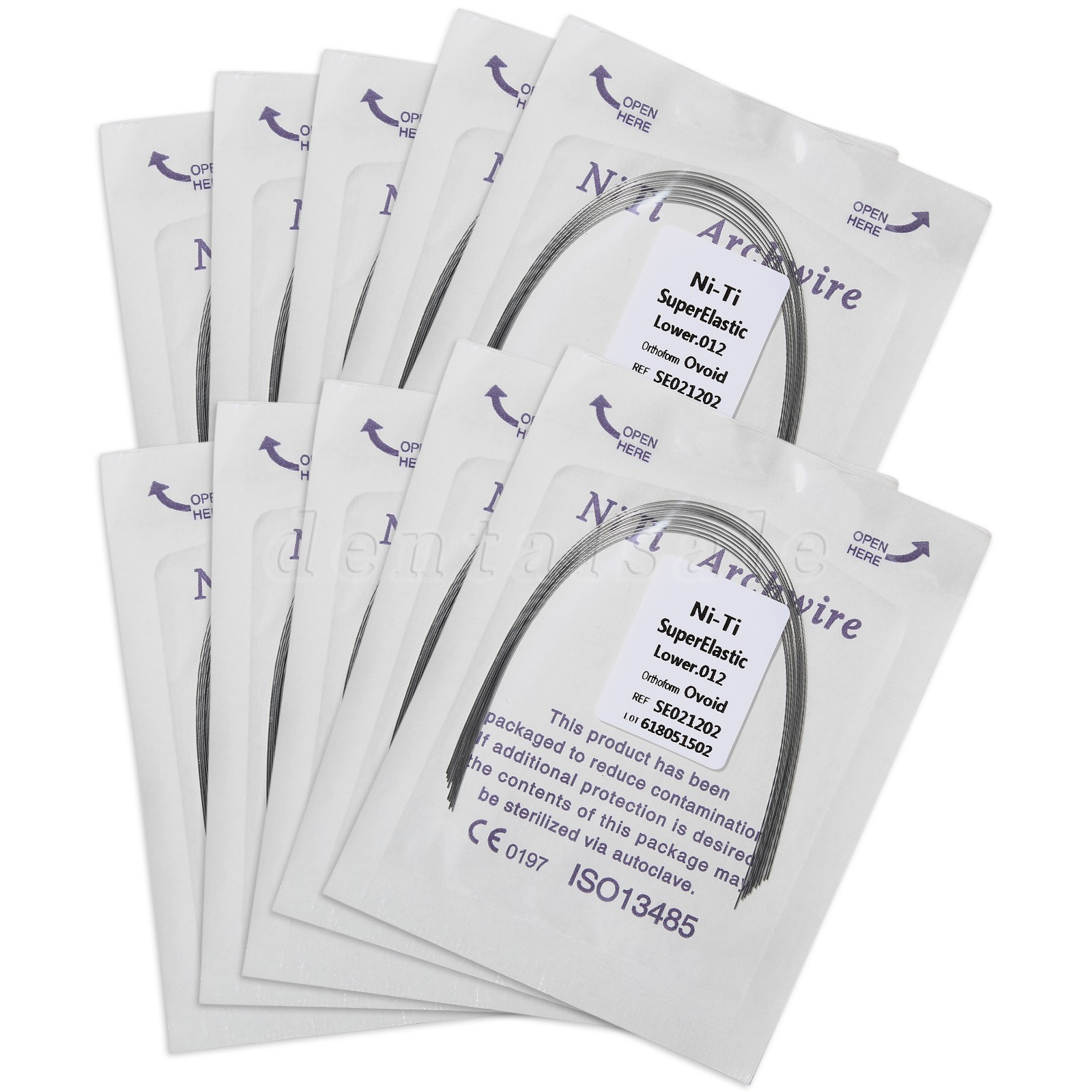 Dental Super Elastic Niti Round Arch Wires Wire for Bracket Braces Alambre st