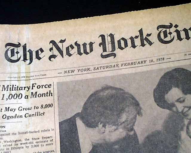 Rare TED BUNDY Notorious Women Killer Final Capture & Arraignment 1978 Newspaper