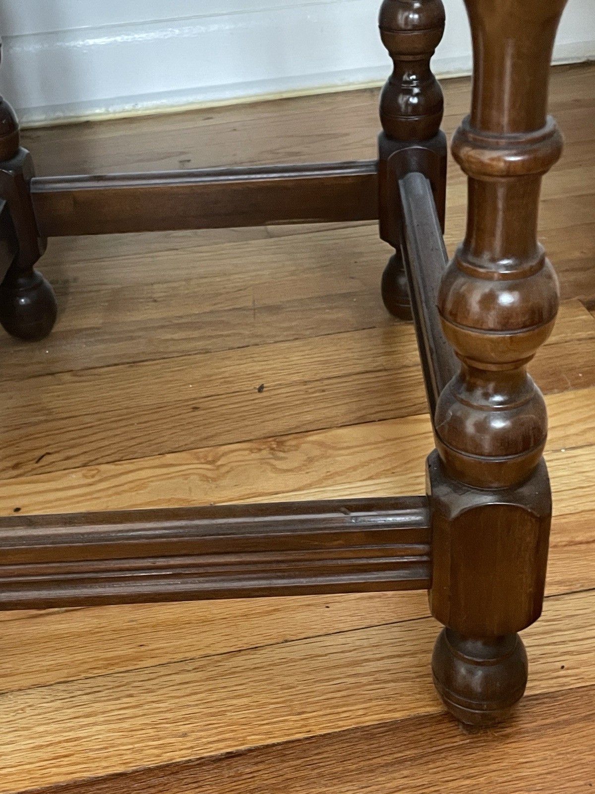 Antique VTG Limbert Art Furniture Nightstand Table with Drawer Glass On Top Rare