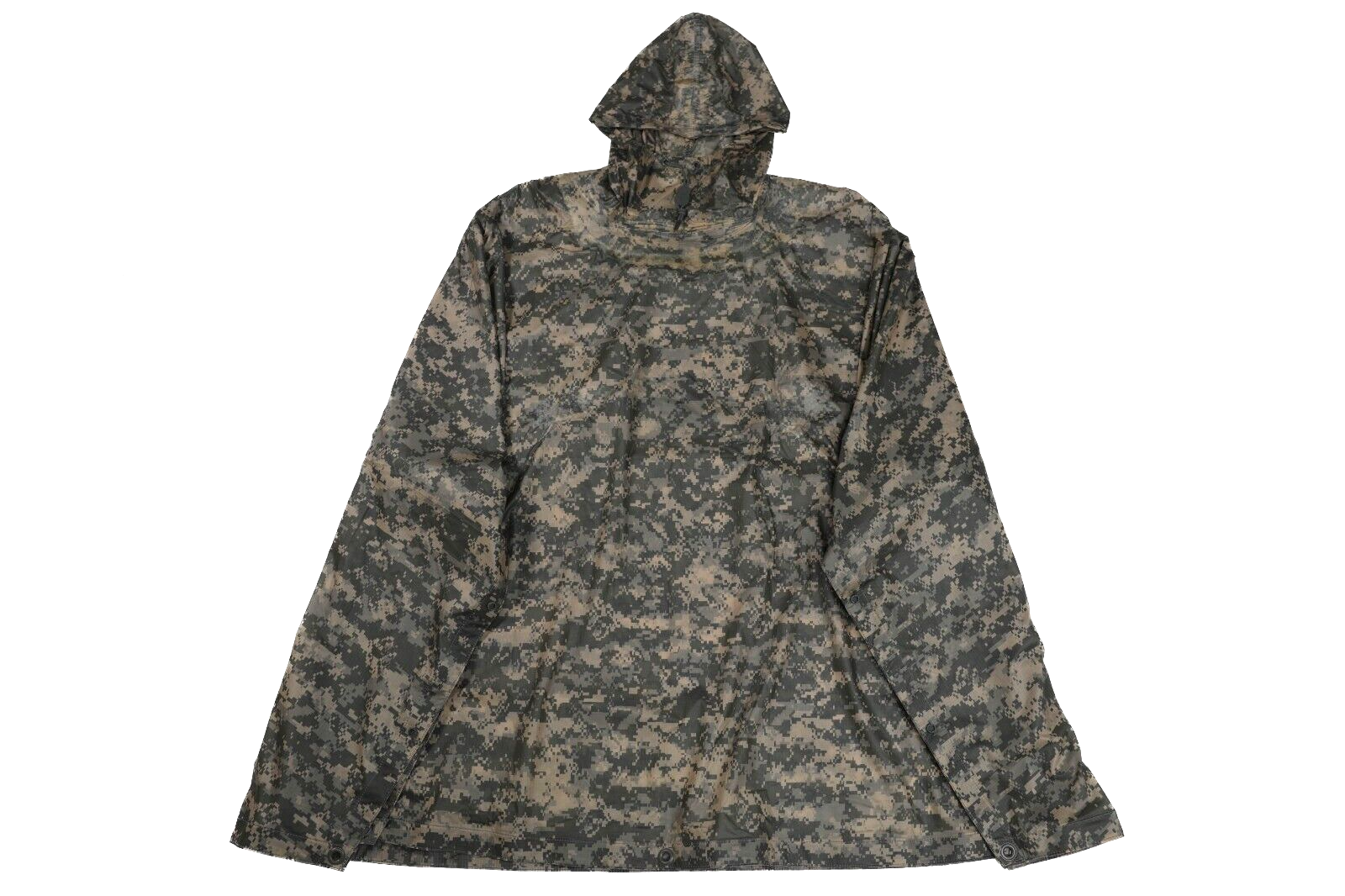 DAMAGED US Military ACU Wet Weather Poncho Liner Waterproof UCP Camo Army Tarp