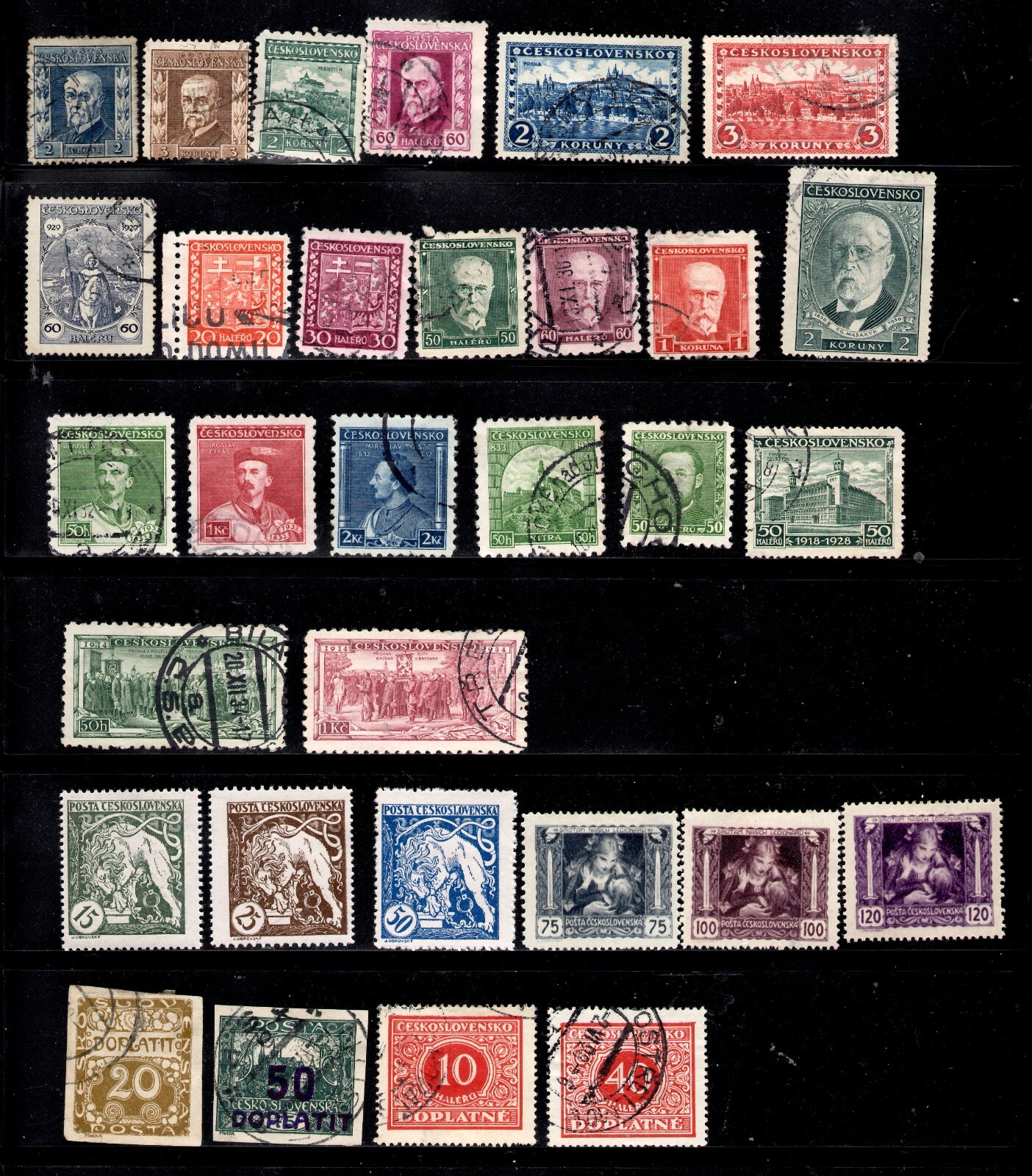 Czechoslovakia Assortment Vintage Used