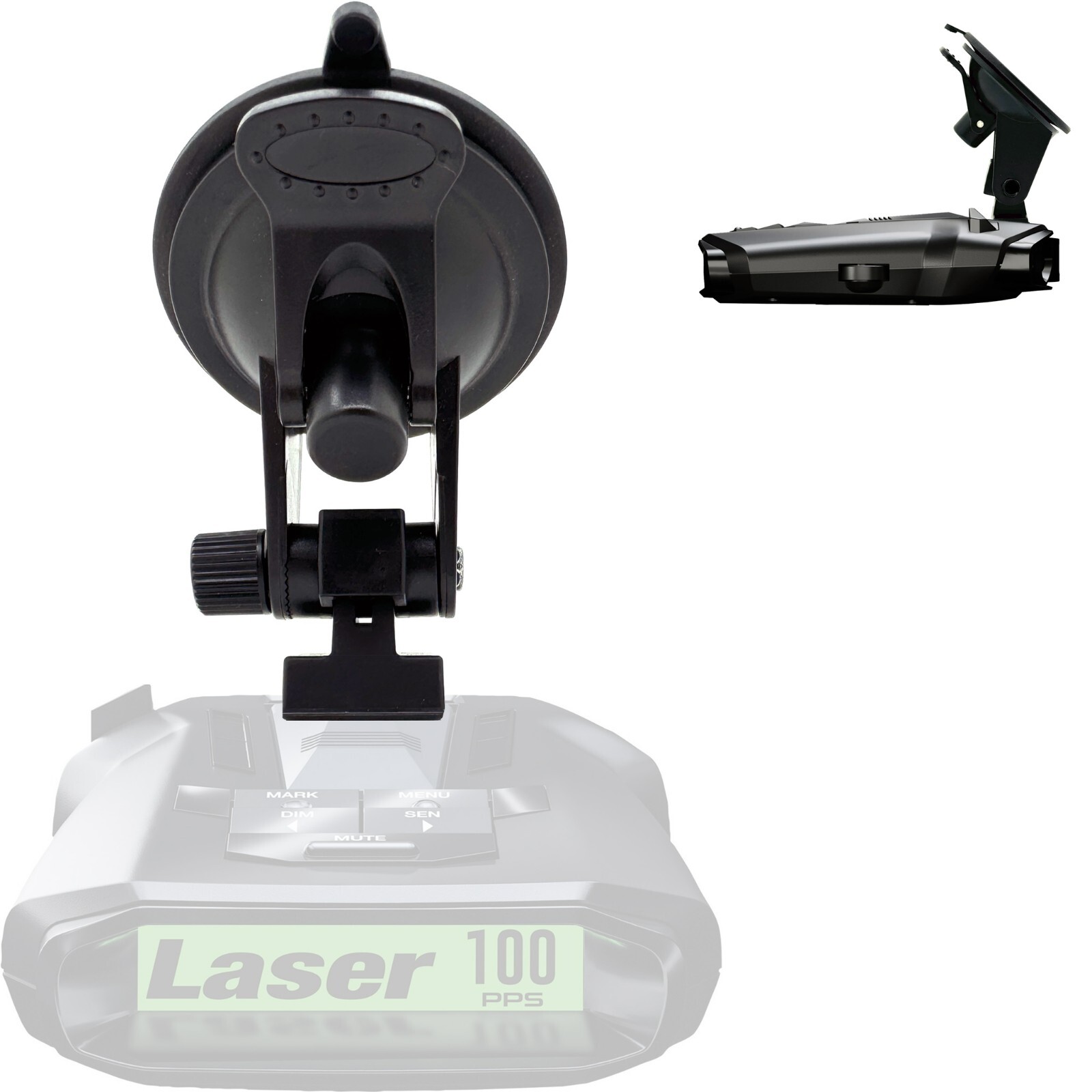 Super Suction Mount for Cobra RAD 700i Dual Pro 360 Road Scout Radar Detector