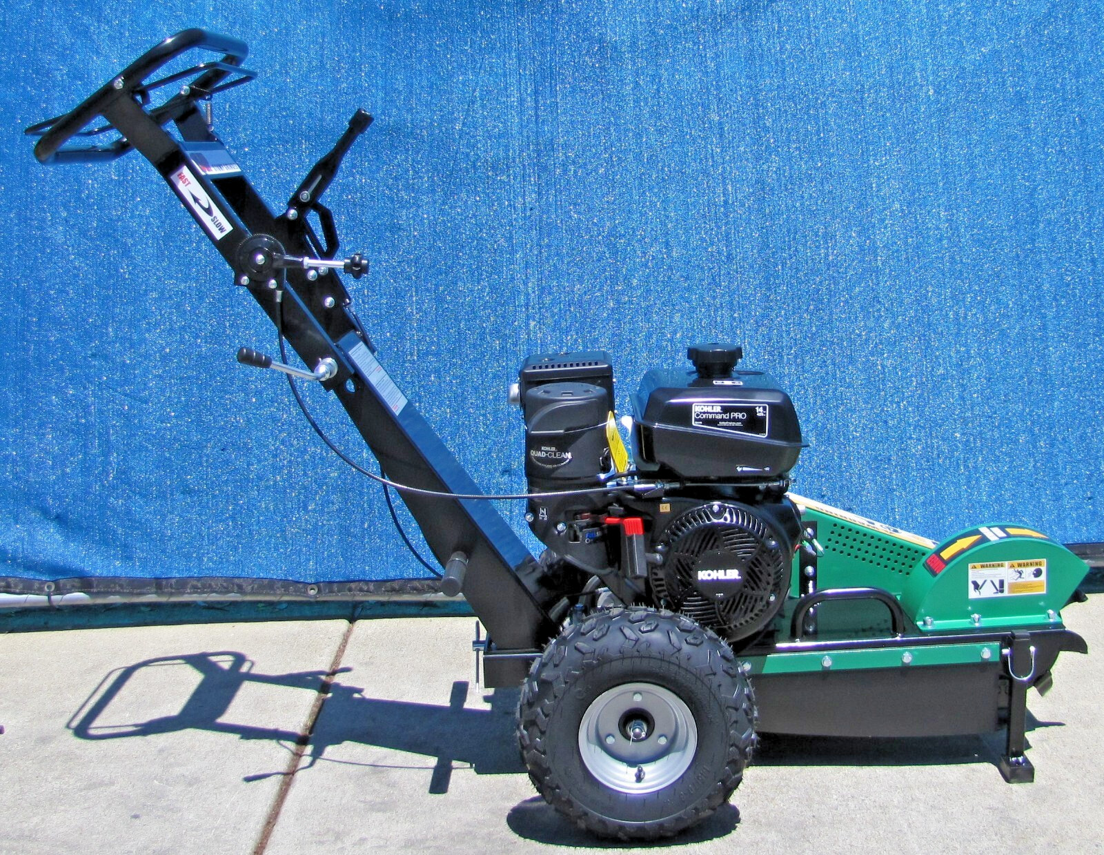 Maximus 14 HP Stump Grinder With Kohler Command Pro 12" Cutting Wheel w/ 9 Teeth