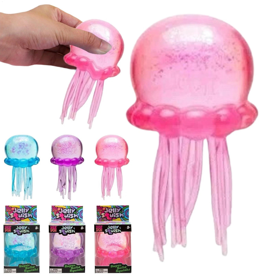 Nee Doh Jellyfish Jelly Squish Stress Toy Fidget Squeeze NeeDoh Trending Special