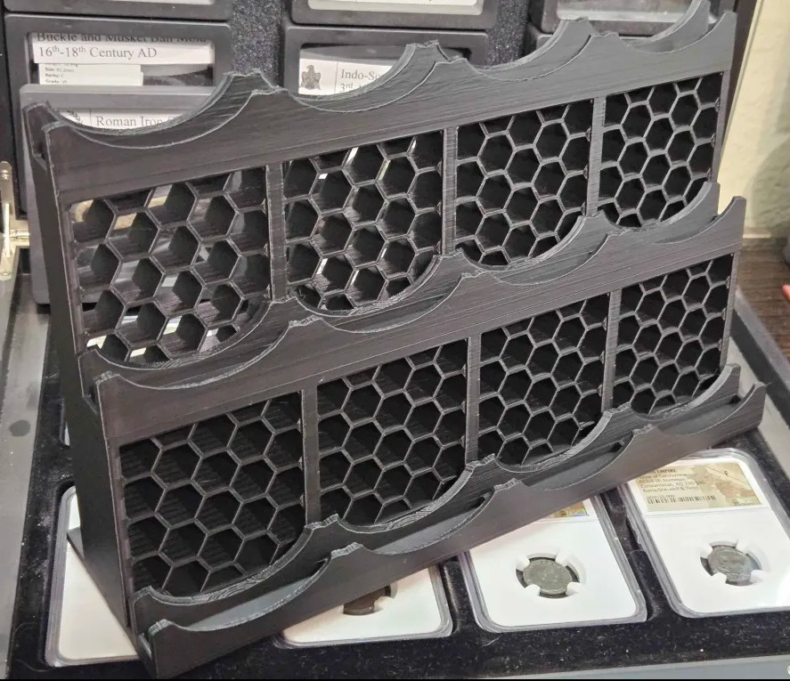 Coin Slab Display, 3Dprinted Slab Wall, NGC, ANACS, PCGS, CAC