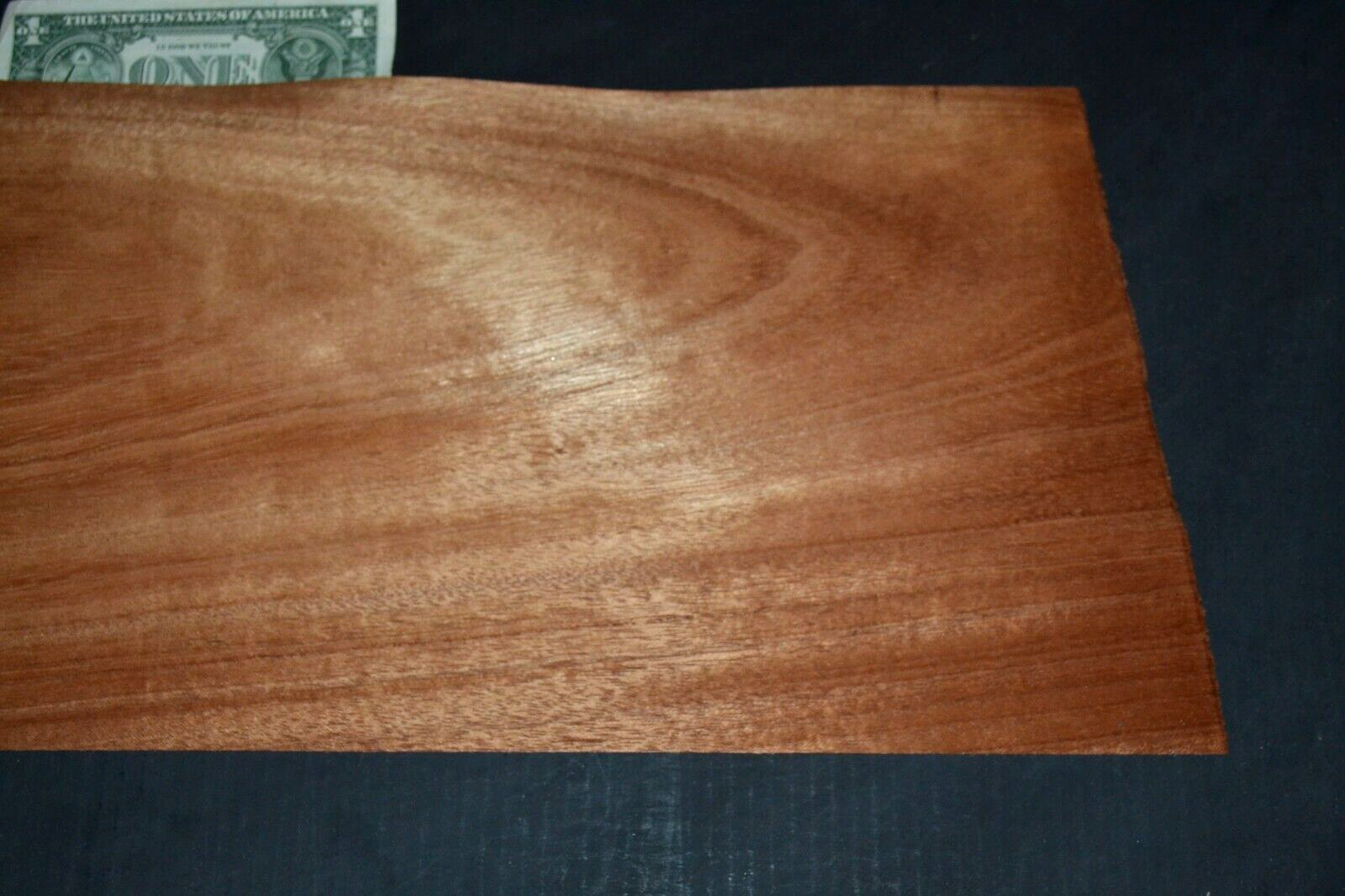 Mahogany Raw Wood Veneer Sheet 9.5 x 18 inches 1/42nd M4673-44