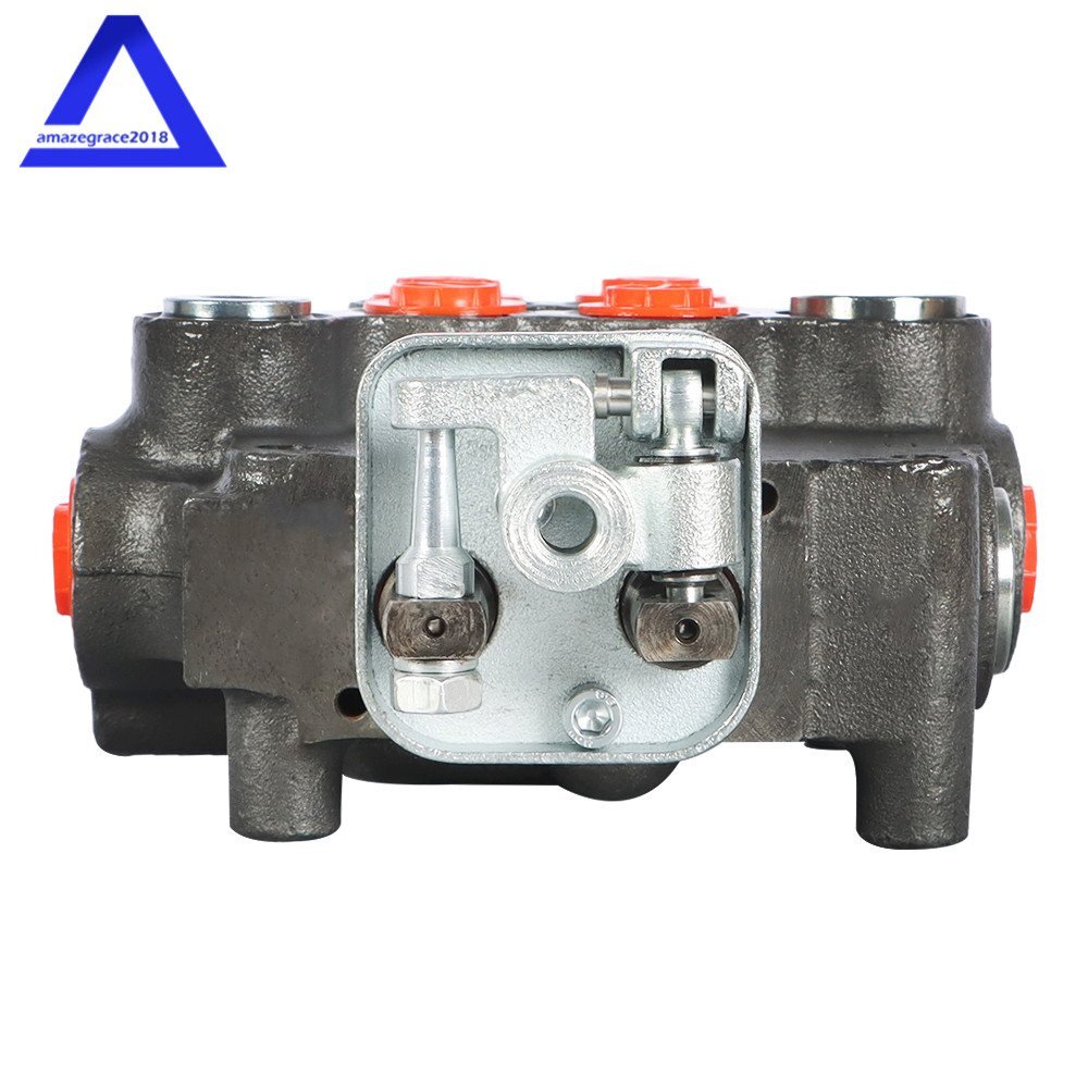 2 Spool 21GPM Hydraulic Directional Control Valve For Tractor Loader w/Joystick