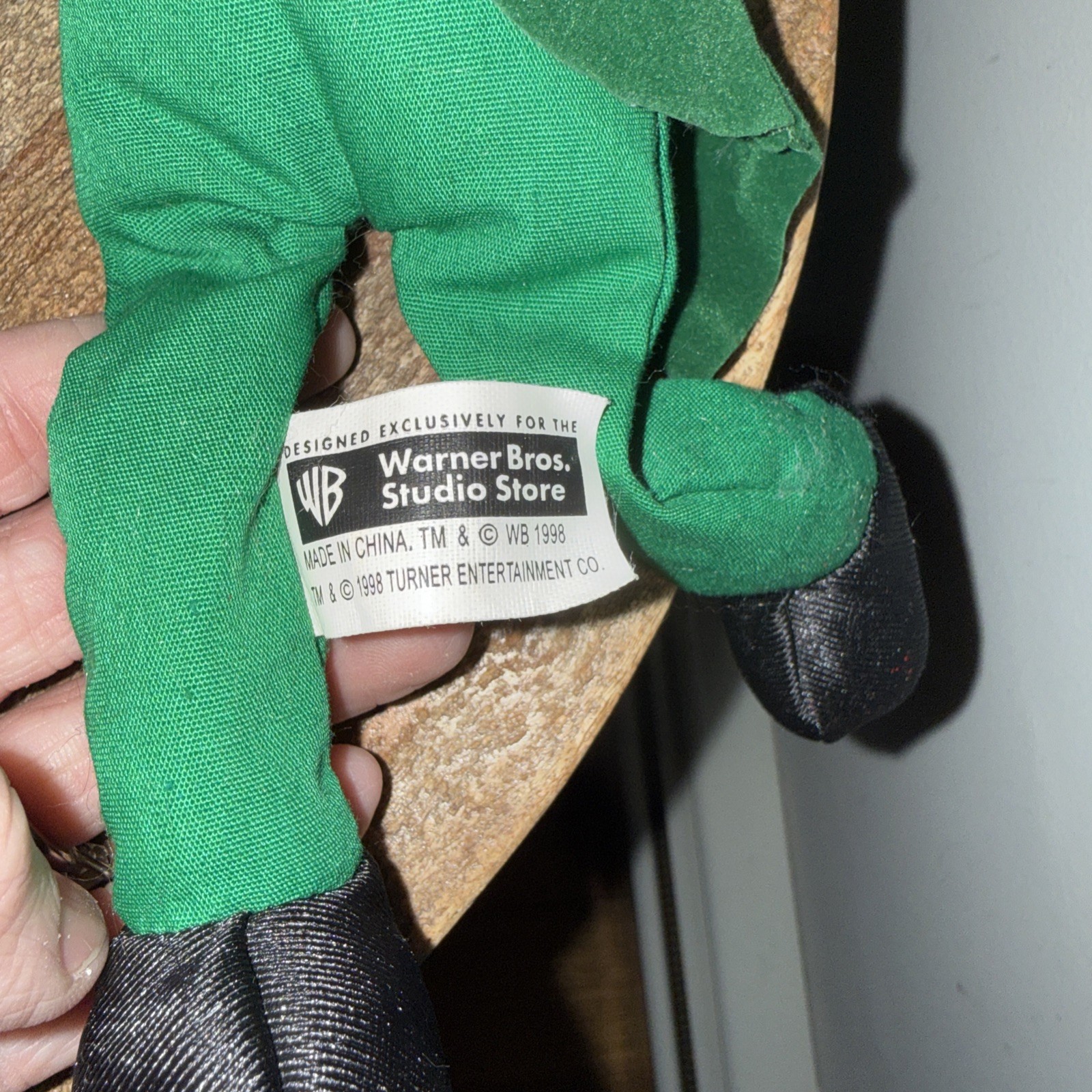 Vtg Wizard of Oz Plush Hanging Hot Air Balloon State Fair Warner Bros Wizard