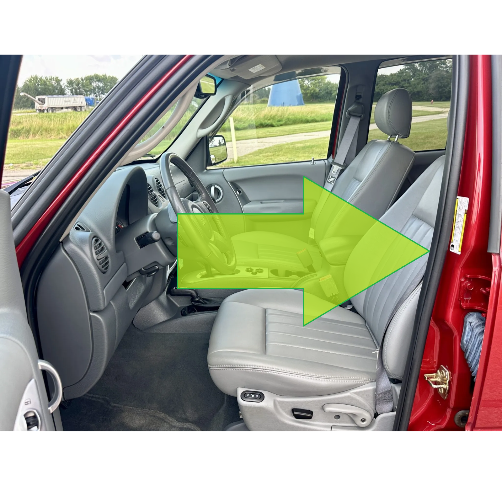 Jeep Liberty KJ Cherokee Front Rubber Door Seal Weather-Strip 55360 965AA