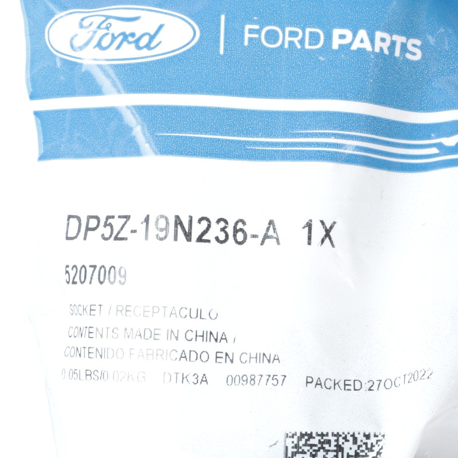 NEW OEM Ford 2006-23 Flex MKT Front Console Accessory Power Outlet DP5Z-19N236-A