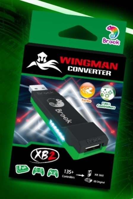 Brook Wingman XB 2 Converter for XB Retro Consoles, PC, 135+ controllers Ver2026