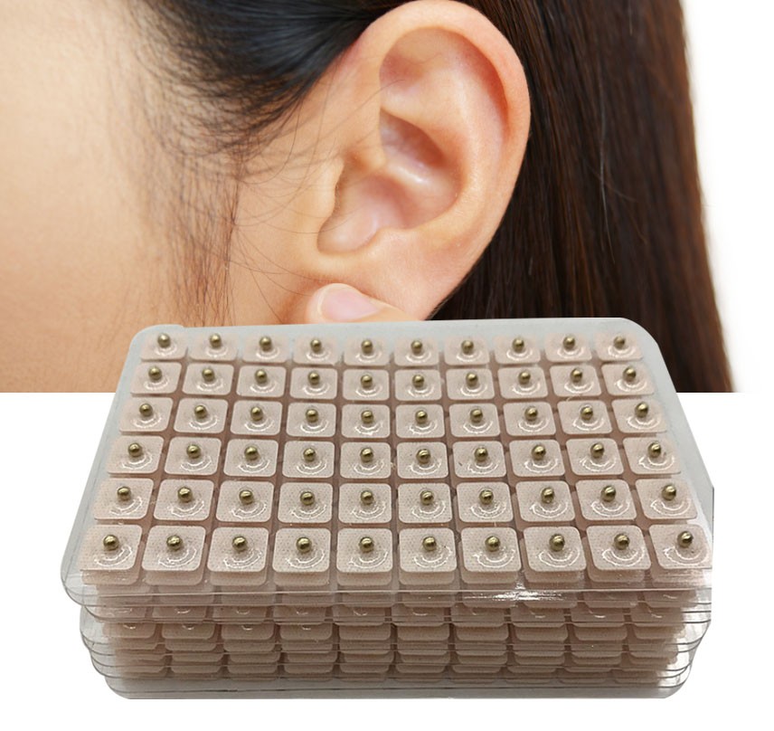 600x Magnetism Beads Auricular Point Patches Improve Ear Pain Ear Health Car NEW