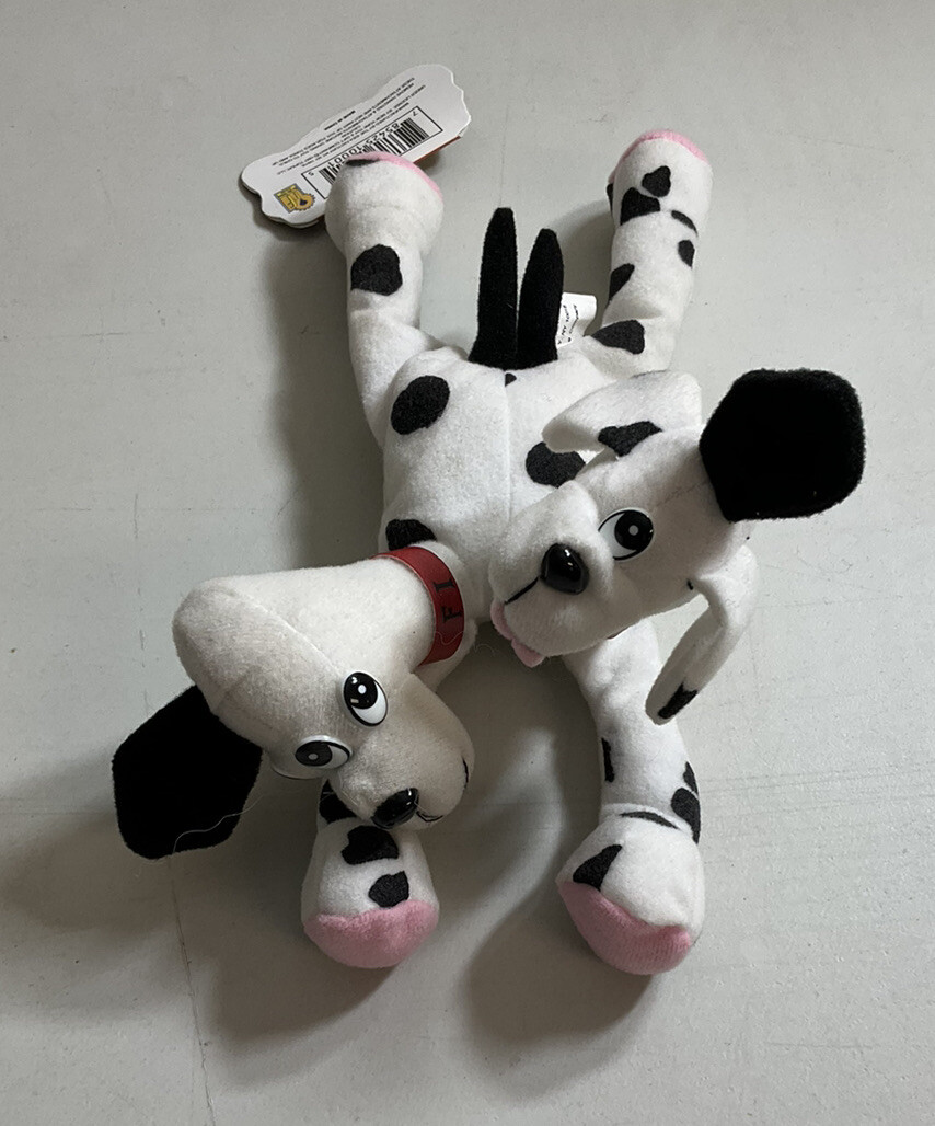 MEANIES Series 1 2-Headed Dog Fi-Do The Dalmutation Plus Bean Bag Toy 1997