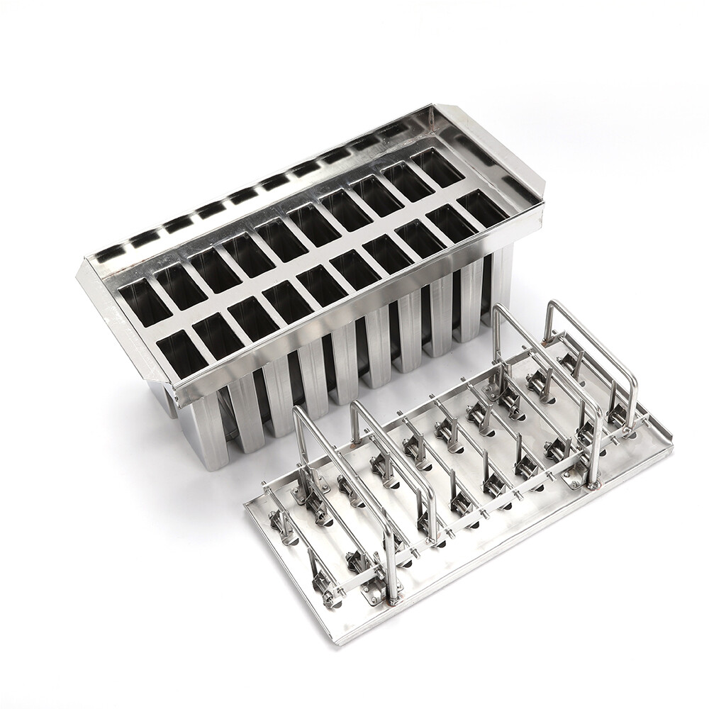 Ice Cream Stick Mold 20pcs Mold Cup Stainless Steel Popsicle Mold Commercial