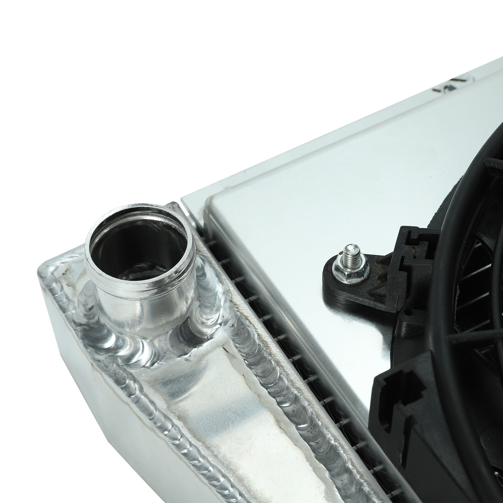 For 1982-2002 CHEVY S10 BLAZER 84-90 CORVETTE V8 3 Row Radiator+Shroud Fan+Relay