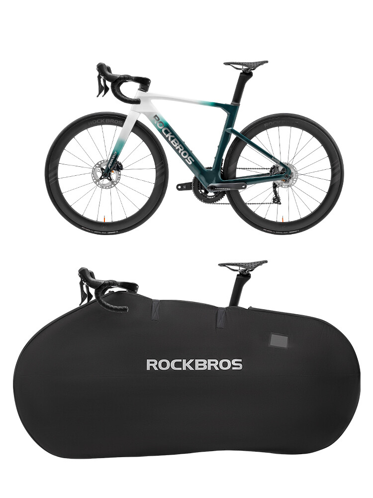 ROCKBROS 26" Folding Bike Transport Bag-Waterproof Bicycle Travel Case Carry Bag