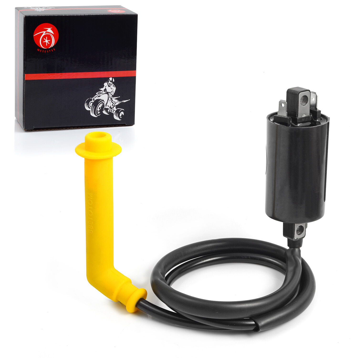 Ignition coil & Spark Plug Wire Cap For HONDA Rincon 680 TRX680FA FGA 2006-2014