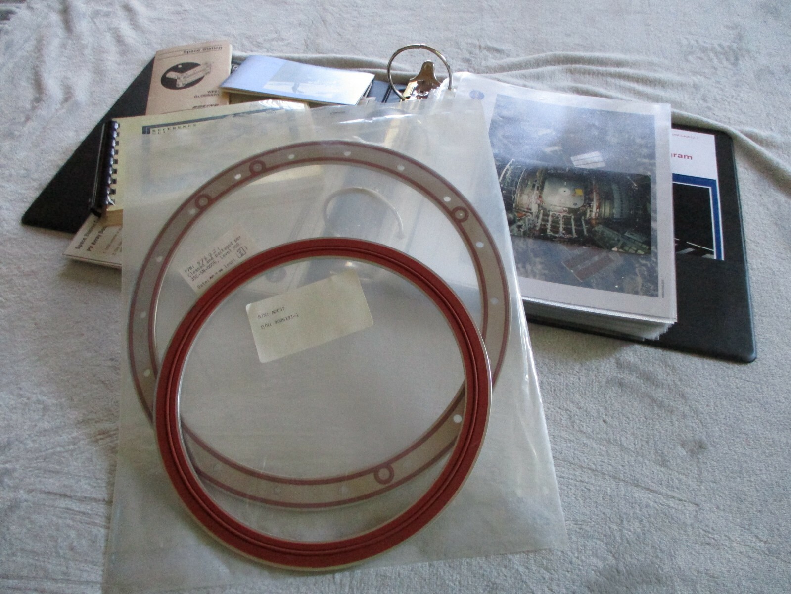 NASA BOEING SPACE STATION JSC PORTAL RING+BOOKLETS PHOTOS ORIGINAL PROJECT DATA