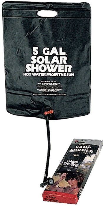 Portable 5 Gallon Solar Powered Camp Hot Shower