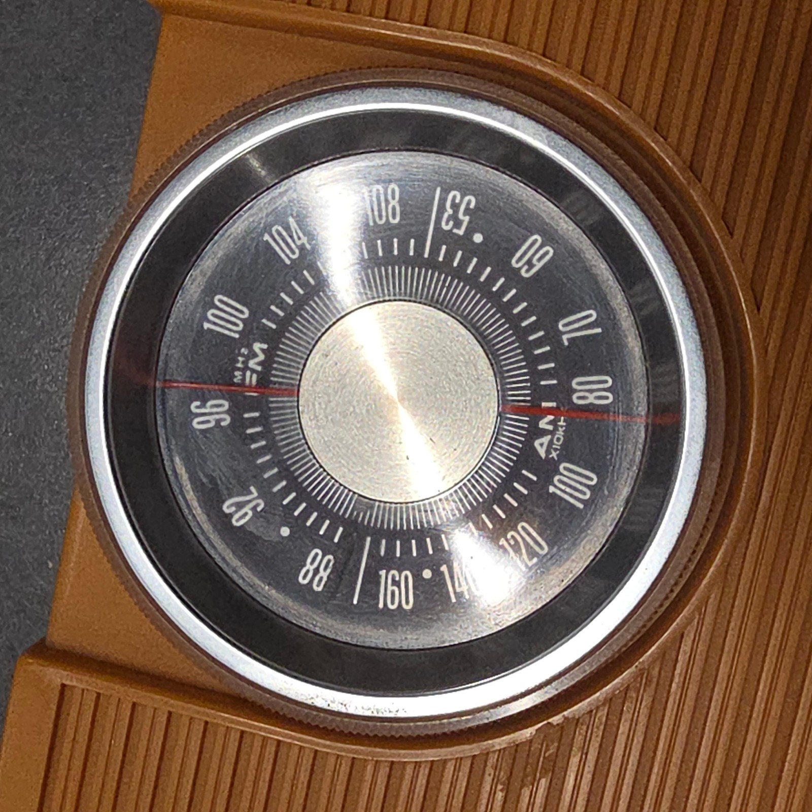 Vintage Bright Orange Panasonic RE-6192 AM/FM Tabletop Radio - Tested - Working