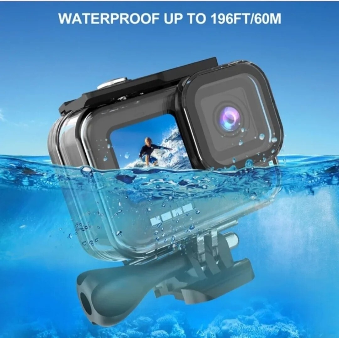 50-in-1 + Waterproof Case for Gopro Hero 12 11 10 9 Action Camera Accessory Kit