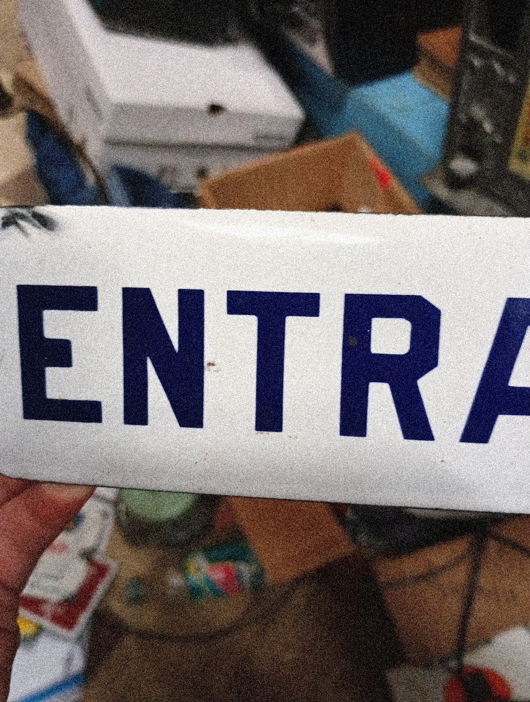 Porcelain Entrance Sign