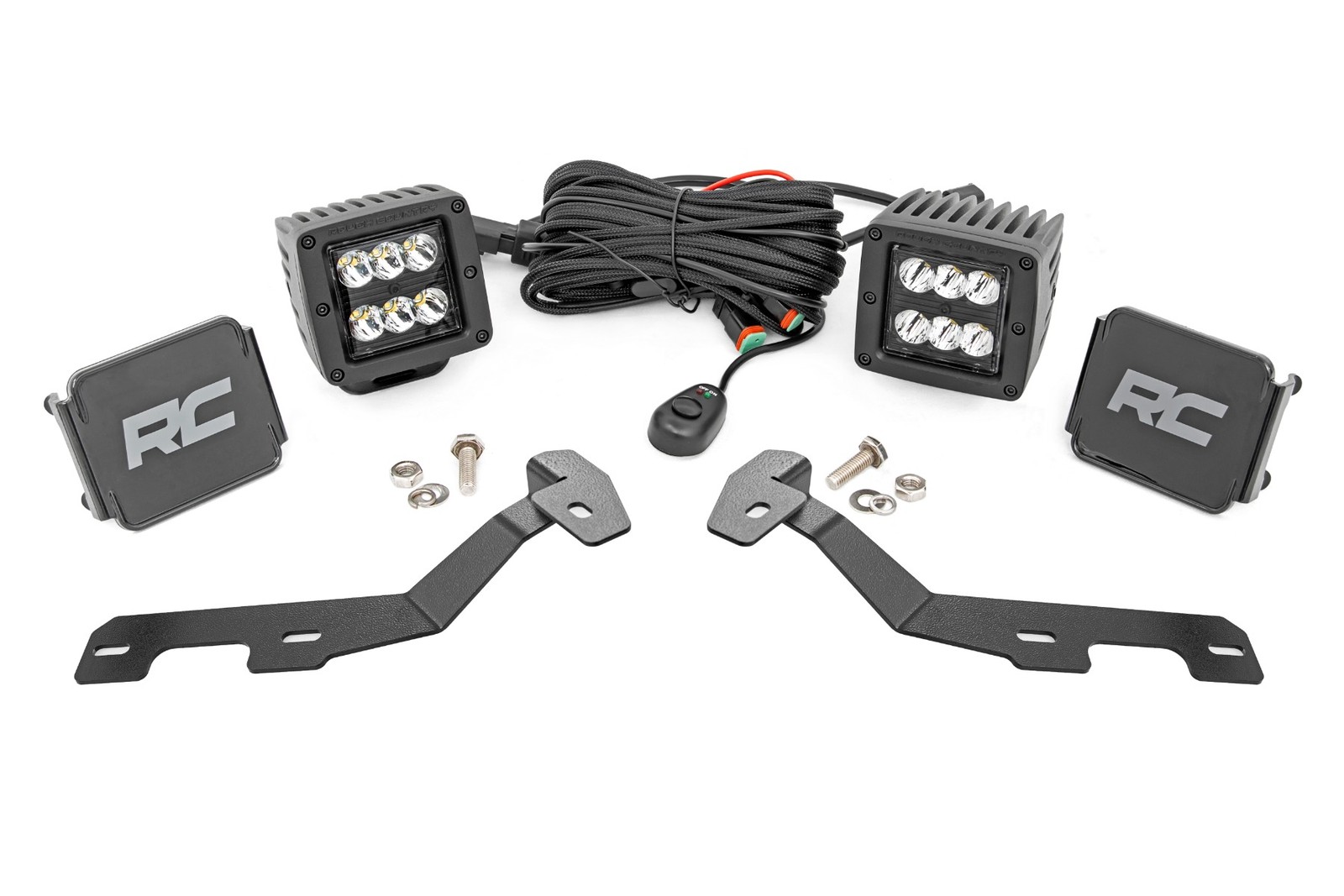 Rough Country LED Ditch Light Kit for 2019-2026 Ram 1500 | Spot - 82290