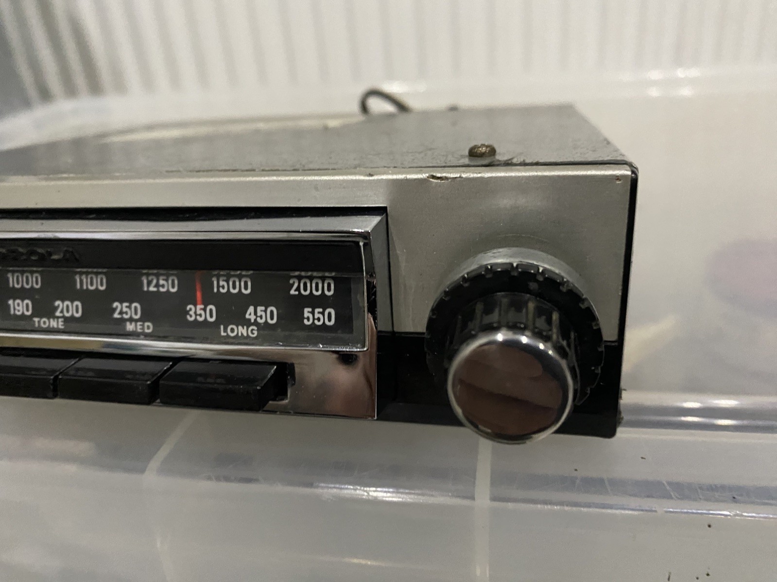 Motorola 125X Car Radio Classic Vintage fully working