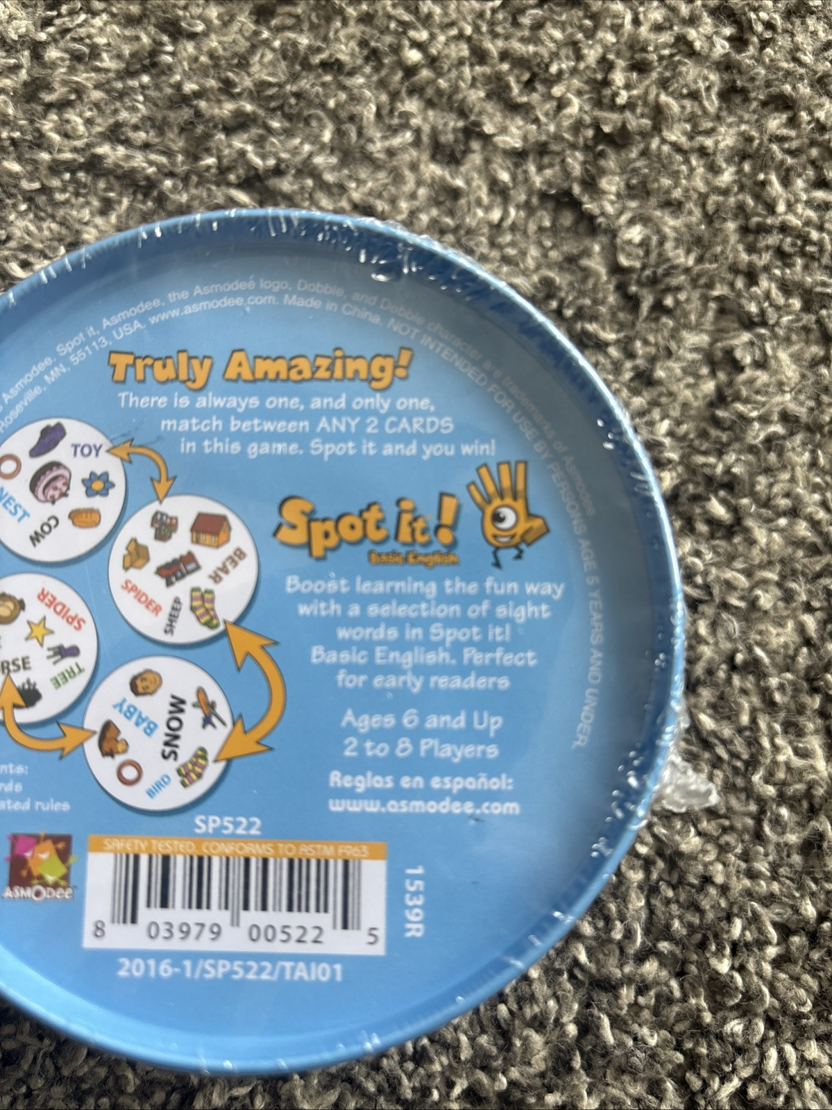 Spot It! Basic English Brand New Sealed