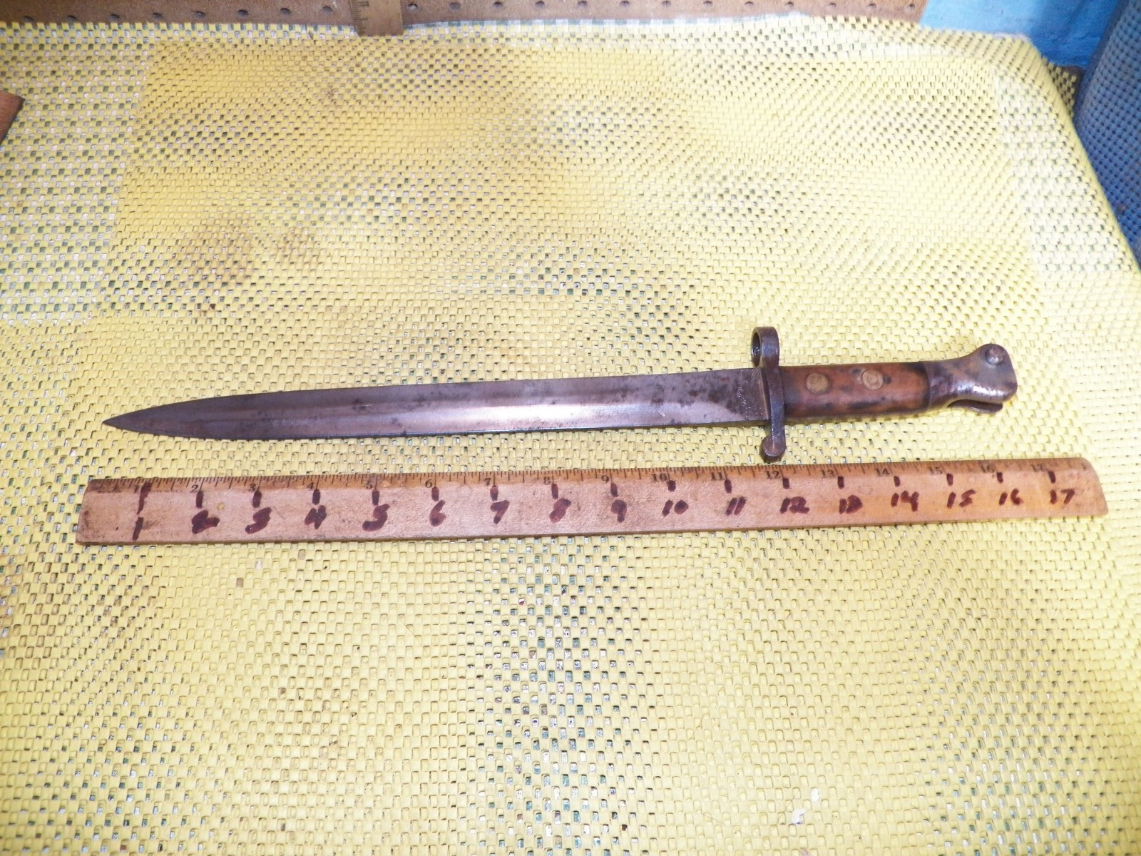 Vintage WWI British WILKINSON Sword Bayonet WD 52 E For Lee Enfield Rifle