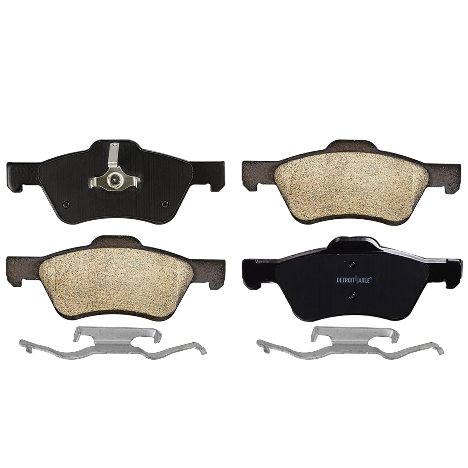Front Ceramic Brake Pads and Rear Brake Shoes for Ford Escape Mercury Mariner