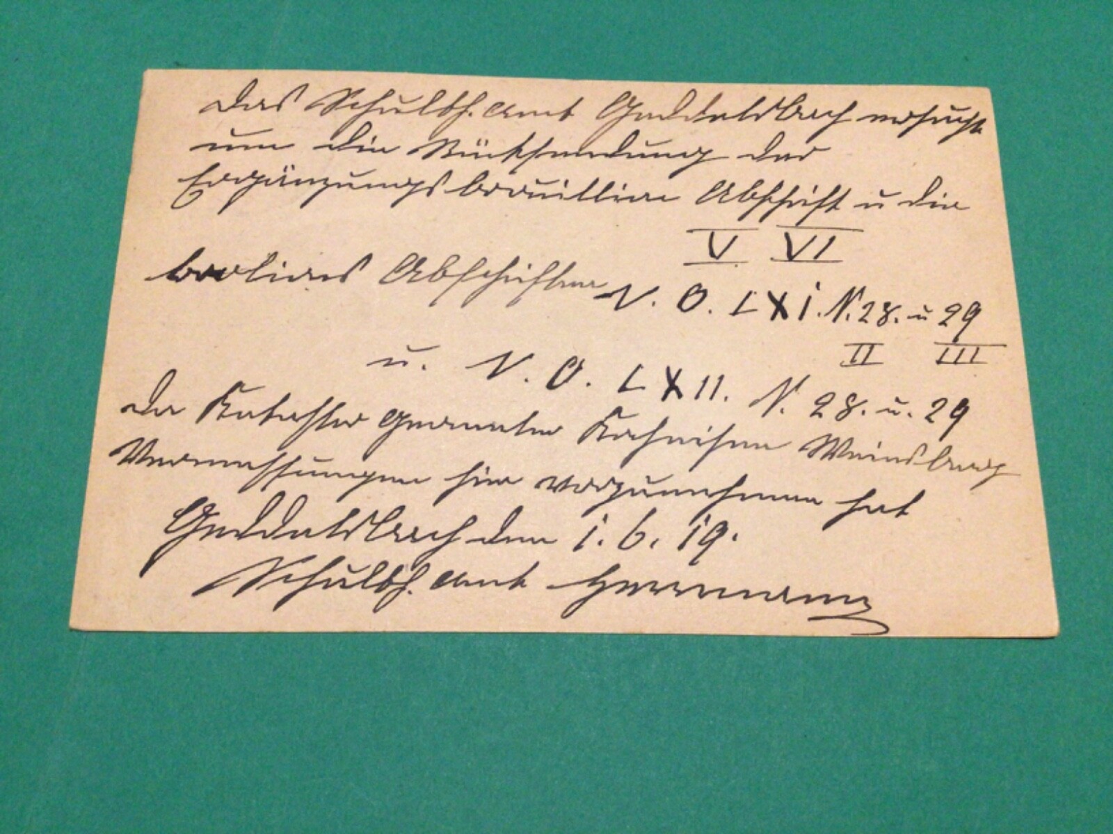 Germany Wurttemberg used postcard A18028