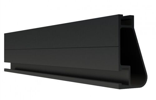 IronRidge XR-100-168B Solar Rail XR100 Black / PRE-CUT INTO TWO HALVES of 7 FEET