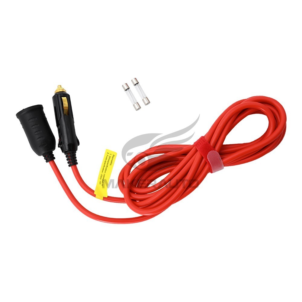 12ft 12V Car Cigarette Lighter Socket Extension Cable Cord Adapter NEW